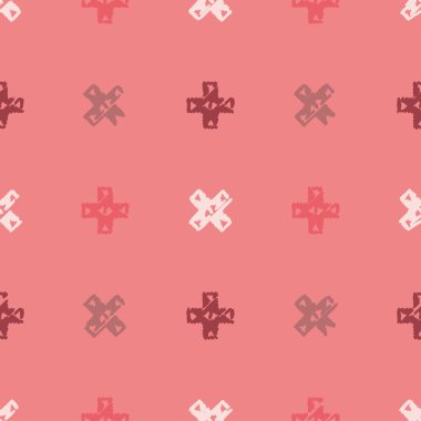 Etnik boho kusursuz desen. Yazdır. arka plan tekrarlanıyor. Kumaş tasarımı, duvar kağıdı.