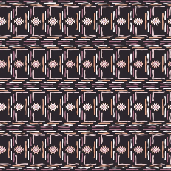 Etnický bezproblémový vzor. tisk. opakování pozadí. textil design, tapety. — Stockový vektor