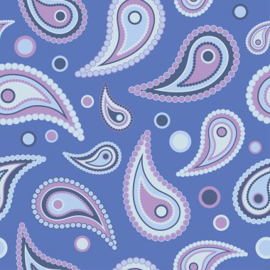 Etnik boho Paisley ile seamless modeli. Yazdırın. Yinelenen arka plan. Kumaş tasarımı, duvar kağıdı.