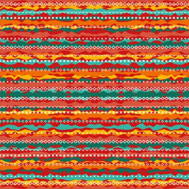 Etnik boho kusursuz desen. Yazdır. arka plan tekrarlanıyor. Kumaş tasarımı, duvar kağıdı.