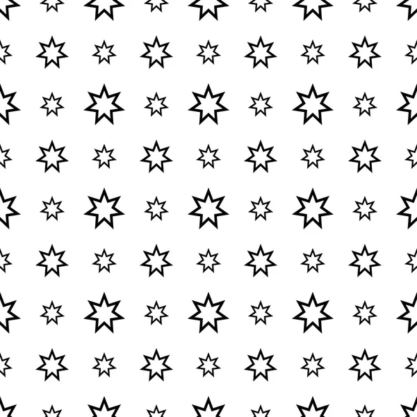 Fundo vetorial decorativo sem costura com estrelas. Imprimir. Design de pano, papel de parede . —  Vetores de Stock