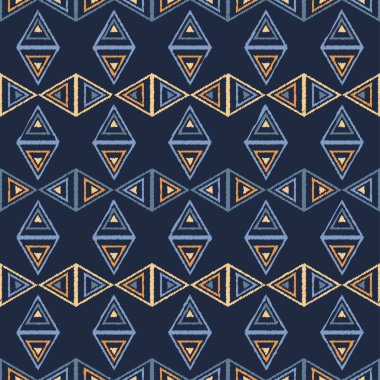 Etnik boho kusursuz desen. Yazdır. arka plan tekrarlanıyor. Kumaş tasarımı, duvar kağıdı.