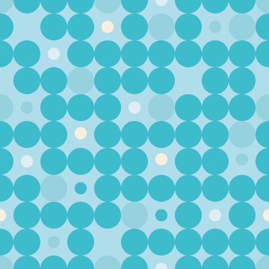 Sorunsuz vektör dekoratif arka plan daire, düğmeleri ve lekeli olan. Yazdırın. Kumaş tasarımı, duvar kağıdı.