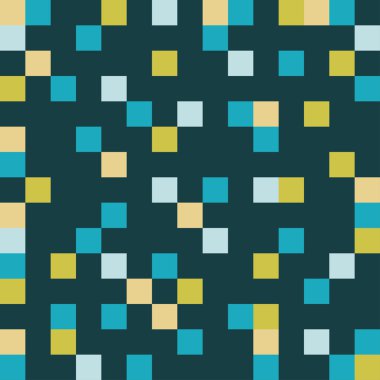 Piksellerle kesintisiz vektör arka planı. Yazdırma. Kumaş tasarımı, duvar kağıdı.