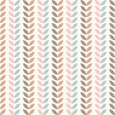 Etnik boho yaprakları ile dikişsiz desen. Yazdırma. Arka planı tekrarlıyorum. Kumaş tasarımı, duvar kağıdı.