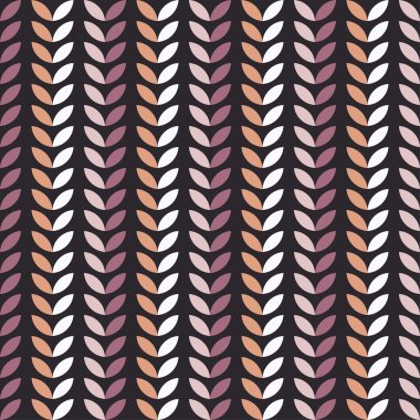 Etnik boho yaprakları ile dikişsiz desen. Yazdırma. Arka planı tekrarlıyorum. Kumaş tasarımı, duvar kağıdı.