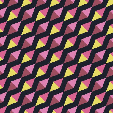 Dekoratif geometrik şekiller ile dikişsiz vektör arka plan. Yazdırma. Arka planı tekrarlıyorum. Kumaş tasarımı, duvar kağıdı.