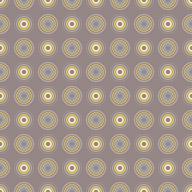  Dekoratif halkalar ile dikişsiz vektör arka plan. Yazdırma. Arka planı tekrarlıyorum. Kumaş tasarımı, duvar kağıdı.