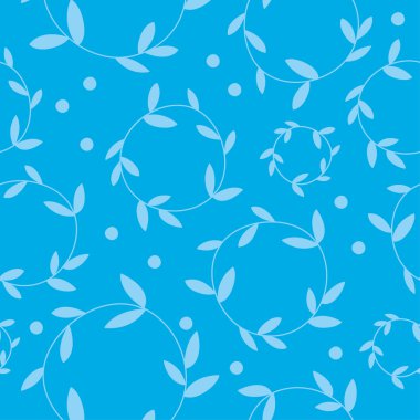 Dekoratif branche ve yaprakları ile sorunsuz vektör arka plan. Yazdırın. Kumaş tasarımı, duvar kağıdı.