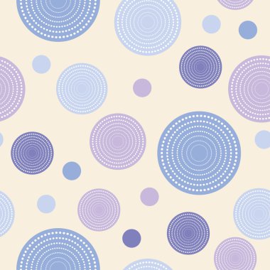 Sorunsuz vektör dekoratif arka plan daire ve lekeli. Yazdırın. Kumaş tasarımı, duvar kağıdı.