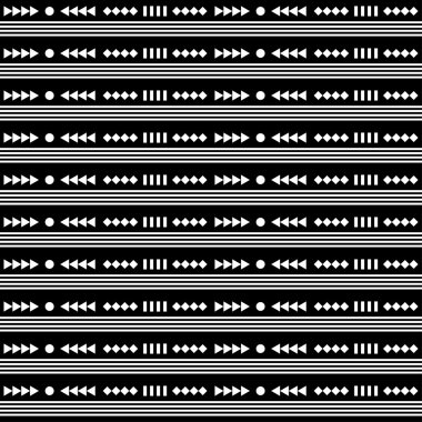 Etnik boho kusursuz desen. Yazdır. arka plan tekrarlanıyor. Kumaş tasarımı, duvar kağıdı.