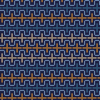 Soyut geometrik desenli dikişsiz vektör arka planı. Yazdırma. Arka planı tekrarlıyorum. Kumaş tasarımı, wallpap