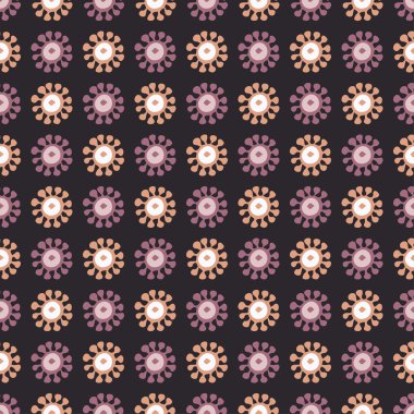 Etnik boho dekoratif çiçek ile seamless modeli. Yazdırın. Kumaş tasarımı, duvar kağıdı.