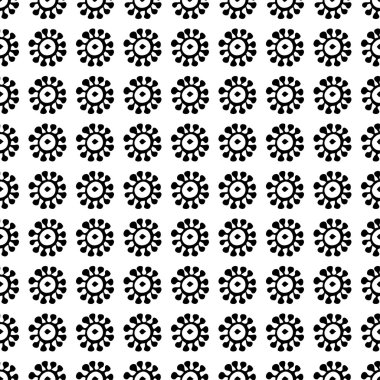 Etnik boho dekoratif çiçek ile seamless modeli. Yazdırın. Kumaş tasarımı, duvar kağıdı.