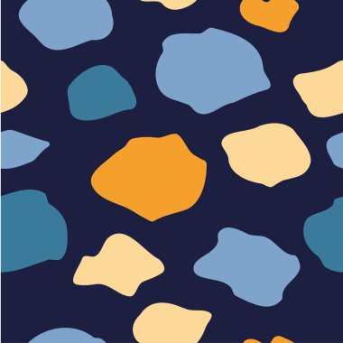 Lekeler ile dikişsiz vektör arka plan. Yazdırma. Arka planı tekrarlıyorum. Kumaş tasarımı, duvar kağıdı.