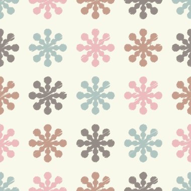 Dekoratif Noel sorunsuz arka plan ile kar taneleri. Yazdırın. Yinelenen arka plan. Kumaş tasarımı, duvar kağıdı.