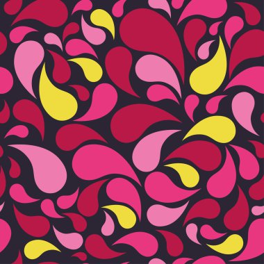 Dekoratif damla ile etnik boho dikişsiz desen. Yazdırma. Kumaş tasarımı, duvar kağıdı.