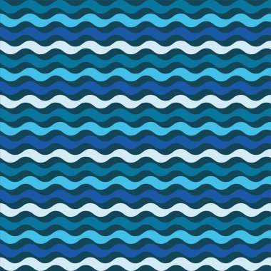 Sorunsuz vektör arka plan dalgalar ile. Yazdırın. Yinelenen arka plan. Kumaş tasarımı, duvar kağıdı.