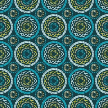 Etnik boho kusursuz desen. Yazdır. arka plan tekrarlanıyor. Kumaş tasarımı, duvar kağıdı.