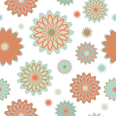 Etnik boho dekoratif çiçek ile seamless modeli. Yazdırın. Kumaş tasarımı, duvar kağıdı.