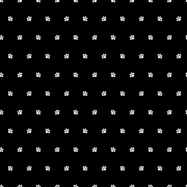 Kedi pençeleri ile dikişsiz vektör arka plan. Yazdırma. Arka planı tekrarlıyorum. Kumaş tasarımı, duvar kağıdı.