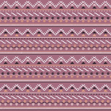 Etnik boho kusursuz desen. Yazdır. arka plan tekrarlanıyor. Kumaş tasarımı, duvar kağıdı.
