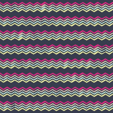 Zigzag ile sorunsuz vektör arka plan. Yinelenen arka plan. Kumaş tasarımı, duvar kağıdı.