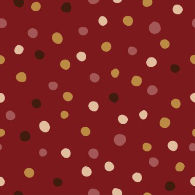 Sorunsuz vektör dekoratif arka plan ile polka noktaları. Yazdırın. Kumaş tasarımı, duvar kağıdı.