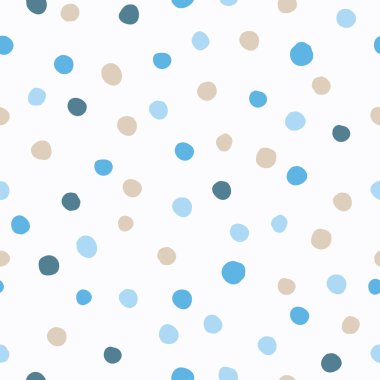 Sorunsuz vektör dekoratif arka plan ile polka noktaları. Yazdırın. Kumaş tasarımı, duvar kağıdı.