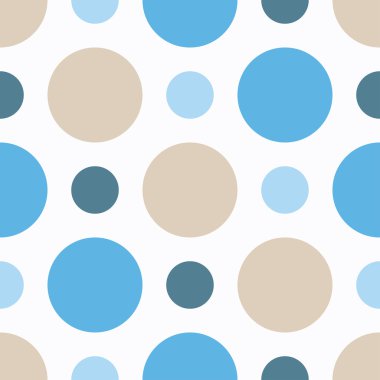 Sorunsuz vektör dekoratif arka plan daire ve lekeli. Yazdırın. Kumaş tasarımı, duvar kağıdı.