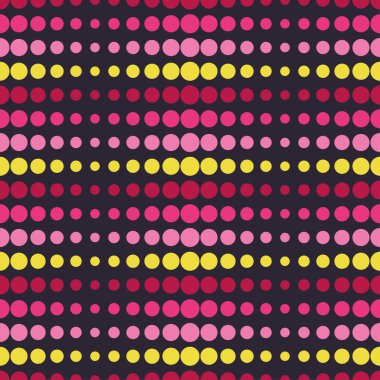 Sorunsuz vektör dekoratif arka plan daire ve lekeli. Yazdırın. Kumaş tasarımı, duvar kağıdı.