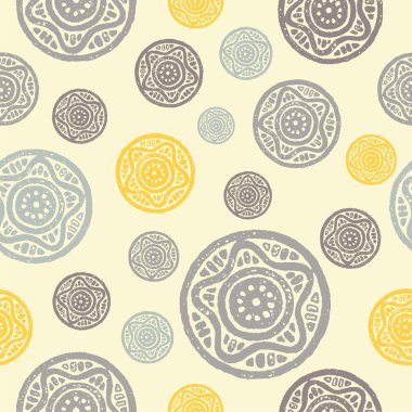 Etnik boho kusursuz desen. Yazdır. arka plan tekrarlanıyor. Kumaş tasarımı, duvar kağıdı.