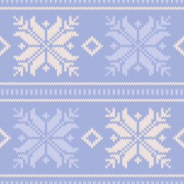 Norveç kar taneleri ile dikişsiz vektör arka plan. Yazdırma. Kumaş tasarımı, duvar kağıdı.