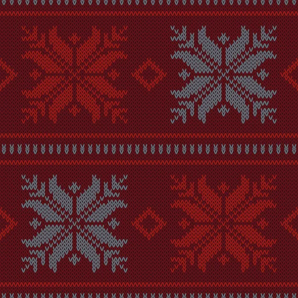 Безшовний вектор фону з норвезькими сніжинками. Друкувати. Дизайн тканини, шпалери. — стоковий вектор