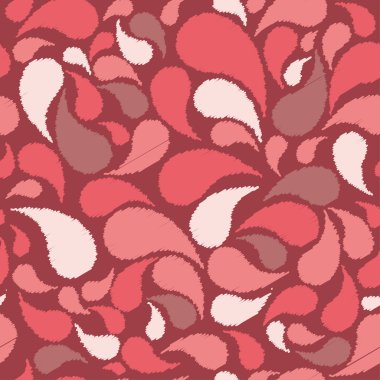 Paisley ile etnik boho sorunsuz desen. Arka planı tekrarlıyorum. Kumaş tasarımı, duvar kağıdı.