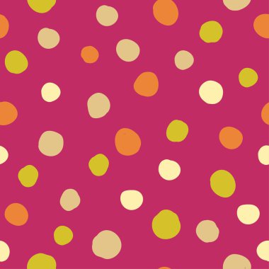 Sorunsuz vektör dekoratif arka plan ile polka noktaları. Yazdırın. Kumaş tasarımı, duvar kağıdı.