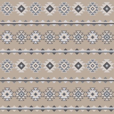 Dijital Desen - Tribal Navajo. Etnik boho sorunsuz desen. Yazdırma. Arka planı tekrarlıyorum. Kumaş tasarımı, duvar kağıdı.