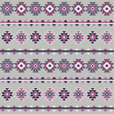 Dijital Desen - Tribal Navajo. Etnik boho sorunsuz desen. Yazdırma. Arka planı tekrarlıyorum. Kumaş tasarımı, duvar kağıdı.