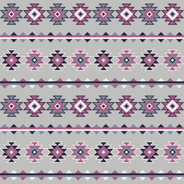 Digital Path - племя навахо. Бесшовный рисунок этнического бохо. Печать. Повторяю. Дизайн одежды, обои . — стоковый вектор