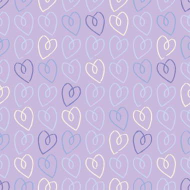 Sorunsuz vektör arka plan dekoratif yürekleri. Yazdırın. Kumaş tasarımı, duvar kağıdı.