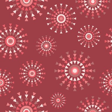 Etnik boho kusursuz desen. Yazdır. arka plan tekrarlanıyor. Kumaş tasarımı, duvar kağıdı.
