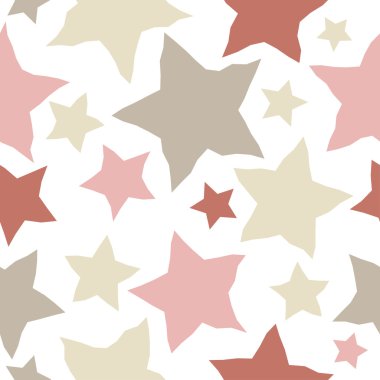 Sorunsuz vektör arka plan dekoratif yıldız ile. Yazdırın. Kumaş tasarımı, duvar kağıdı.