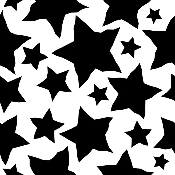 Fundo vetorial sem costura com estrelas decorativas. Imprimir. Design de pano, papel de parede . —  Vetores de Stock