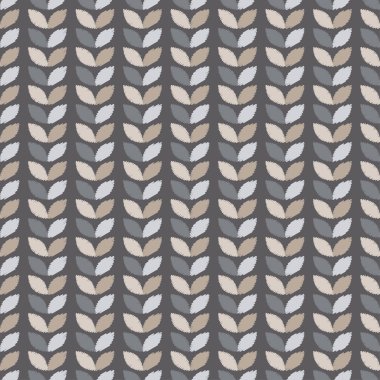 Sorunsuz vektör arka plan dekoratif yaprakları ile. Yazdırın. Kumaş tasarımı, duvar kağıdı.