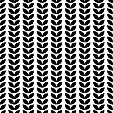 Sorunsuz vektör arka plan dekoratif yaprakları ile. Yazdırın. Kumaş tasarımı, duvar kağıdı.