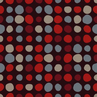 Sorunsuz vektör dekoratif arka plan ile polka noktaları. Yazdırın. Kumaş tasarımı, duvar kağıdı.