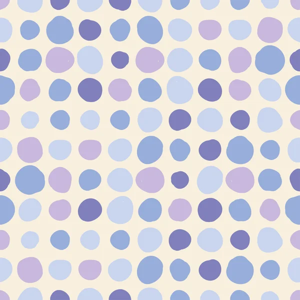 Seamless vector decorative background with polka dots. Print. Cloth design, wallpaper. — Stock Vector