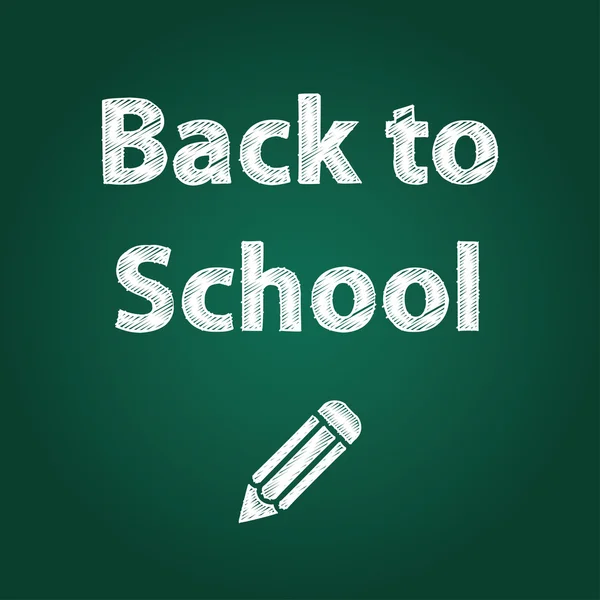 Kaligrafi okuluna geri dön kara tahta üzerinde etiket tasarımları. Poster. Vektör çizim.