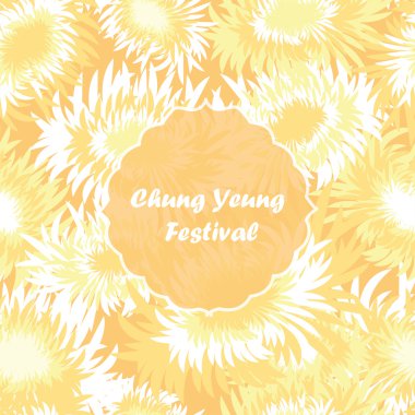 Tebrik kartı Chung Yeung Festivali. Tatil çift dokuzuncu Festivali. Poster. Vektör çizim.
