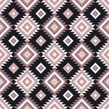 Etnik boho kusursuz desen. Yazdır. arka plan tekrarlanıyor. Kumaş tasarımı, duvar kağıdı.